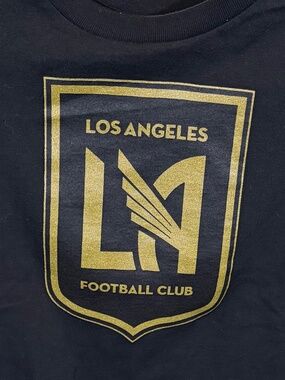LAFC Los Angeles FC Toddler Long Sleeve T-Shirt Black Gold 3T NWT MLS